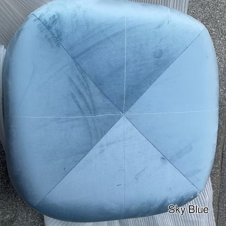 Tabouret en éponge en tissu rond carré de simplicité moderne pour salon 