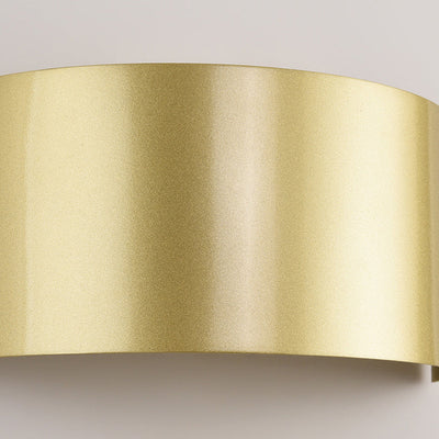 Moderne minimalistische halbrunde LED-Wandleuchte aus Eisen für Wohnzimmer 