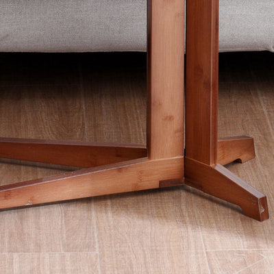 Moderner minimalistischer quadratischer Holztisch für das Wohnzimmer 