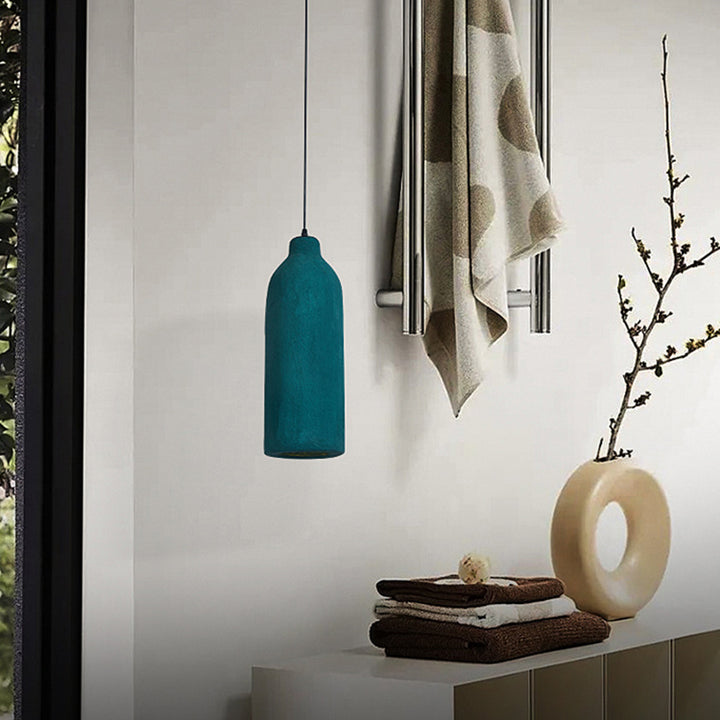Suspension lumineuse contemporaine scandinave en polystyrène à 1 lumière pour salle à manger 