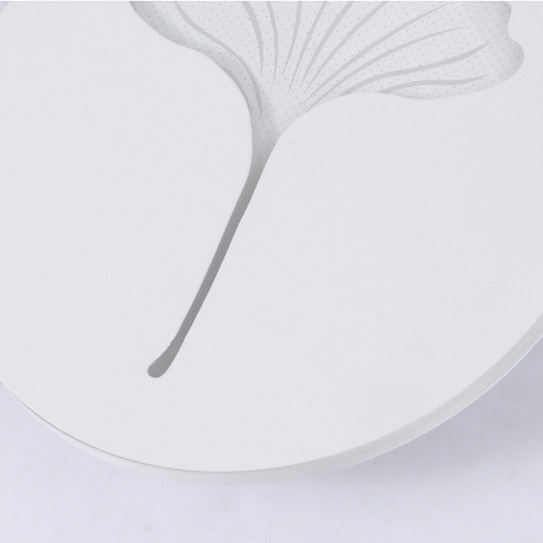 Zeitgenössische kreative LED-Wandlampe aus Acryl, Aluminium und Eisen mit Hirsch- und Ginkgodesign für das Schlafzimmer 