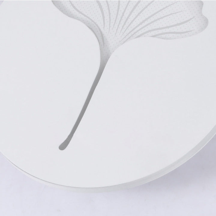 Zeitgenössische kreative LED-Wandlampe aus Acryl, Aluminium und Eisen mit Hirsch- und Ginkgodesign für das Schlafzimmer 