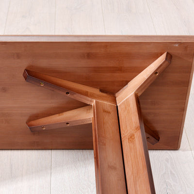 Moderner minimalistischer quadratischer Holztisch für das Wohnzimmer 
