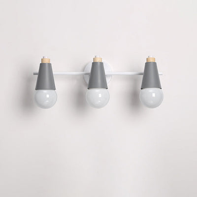 Moderne Einfachheit Holz Eisen Horn Kegel 1/2/3 Licht Wand Leuchte Lampe Für Nacht 
