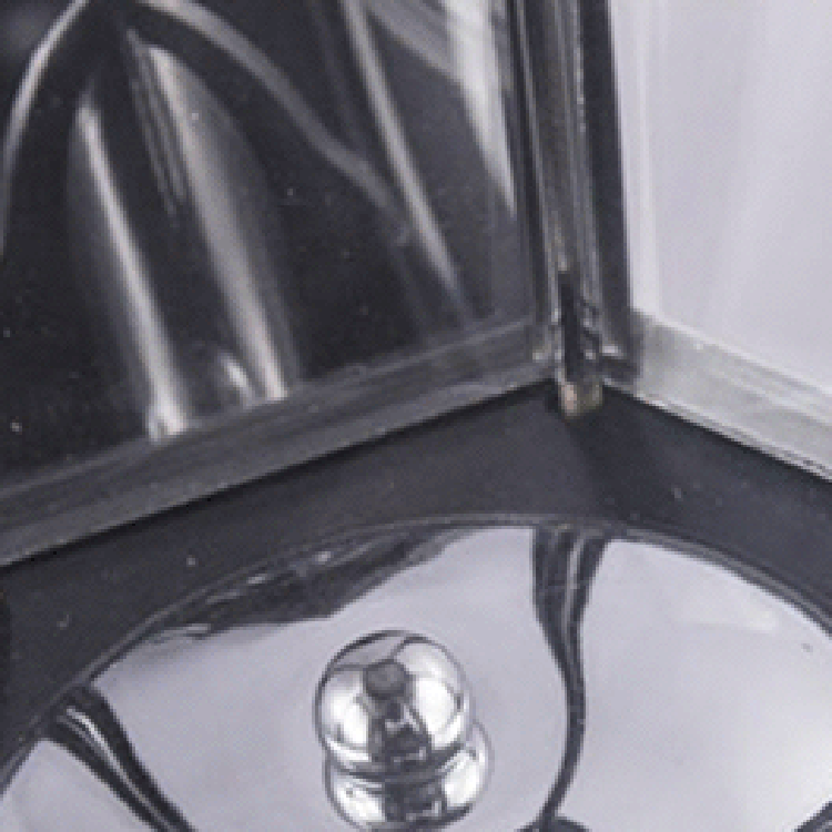Traditionelle europäische Aluminiumglas-LED-Solar-wasserdichte Wandleuchterlampe für die Außenterrasse 