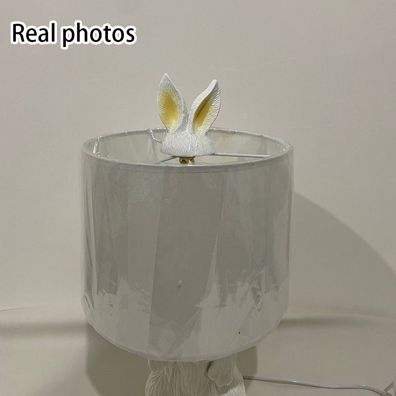 Lámpara de Mesa de 1 Luz con Forma de Conejo Minimalista Moderna 