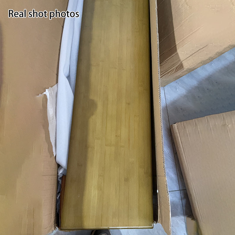 Traditional Rustic Rectangular Bamboo Medium Density Fiberboard Shoe Storage 2-Cabinet For Entryways