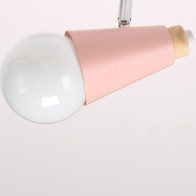 Moderne Einfachheit Holz Eisen Horn Kegel 1/2/3 Licht Wand Leuchte Lampe Für Nacht 