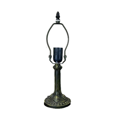 Traditionelle Tiffany Legierung Glas Dome Blume 1-Licht Tischlampe für Nachttisch 