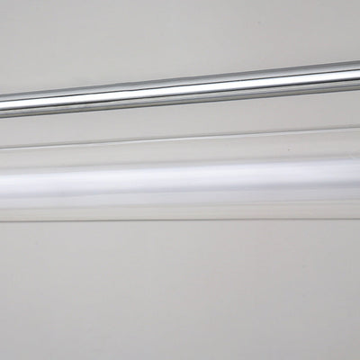Zeitgenössischer Industrieller Streifen Aluminium Acryl LED Insel Licht Kronleuchter Für Esszimmer 
