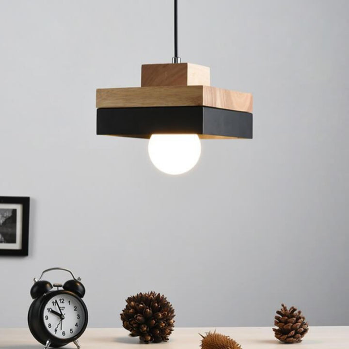 Nordic Round/Square 1-Light Pendant Light