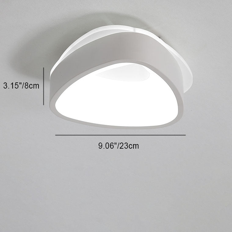 Zeitgenössische Einfachheit Eisen Acryl geometrische Pentagramm LED Unterputz Deckenleuchte für Schlafzimmer 