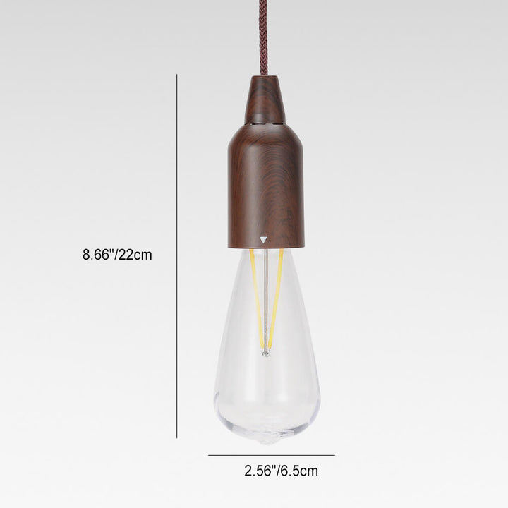 Contemporary Industrial Portable Waterproof PC ABS Round Cone Battery USB 1-Light Camping Outdoor Light