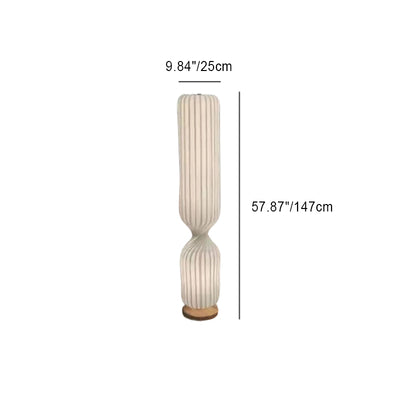 Minimalist Fabric Column 1-Light Standing Floor Lamp