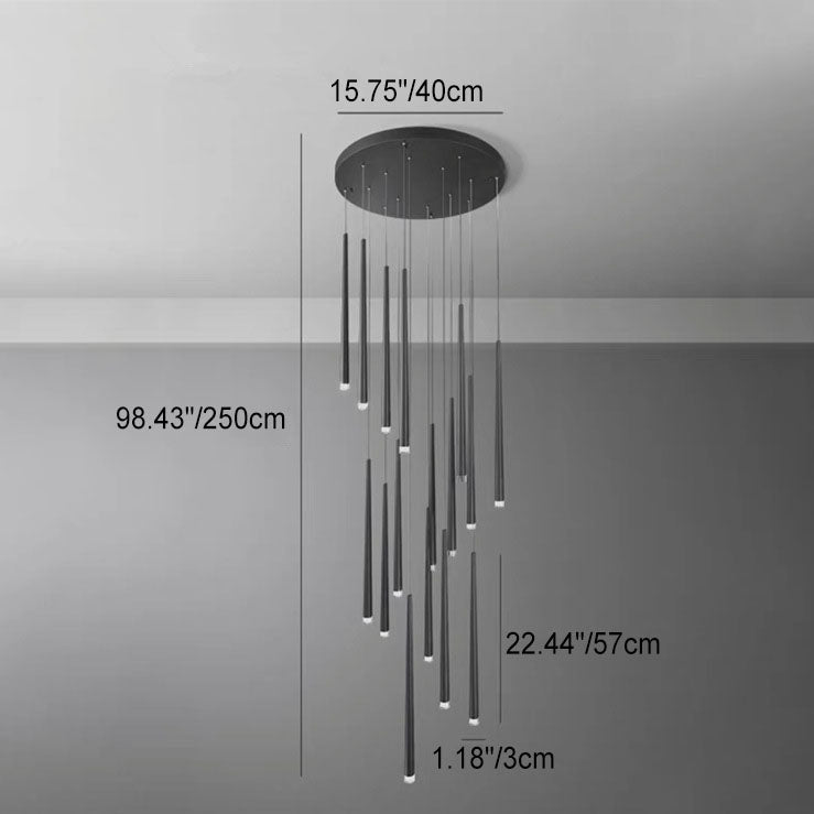 Moderne minimalistische drehbare LED-Wandleuchte