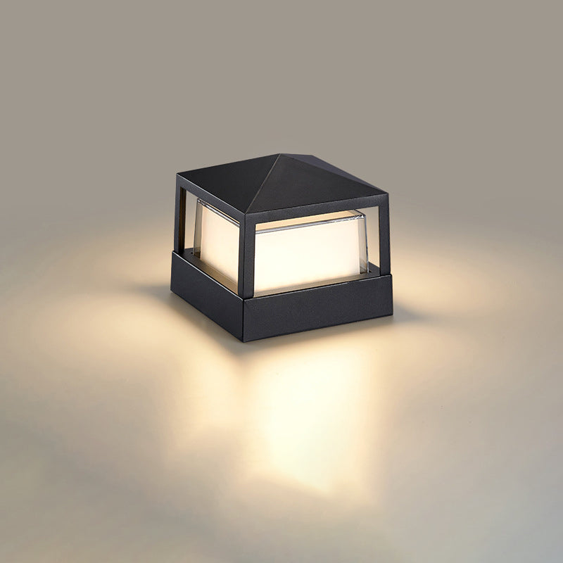Industrielle wasserdichte Aluminiumzylinder LED Außenrasen Landschaftsleuchte 