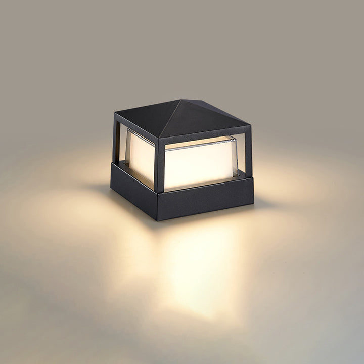 Industrielle wasserdichte Aluminiumzylinder LED Außenrasen Landschaftsleuchte 
