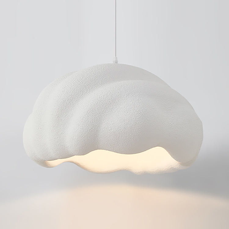 Lampe Suspendue Moderne Minimaliste Ronde en Polyéthylène Haute Densité à 1 Lumière Pour Chambre 
