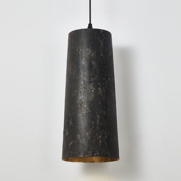 Suspension Luminaire Industriel Japonais Simple en Acier à 1 Lumière 