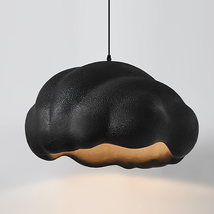 Lampe Suspendue Moderne Minimaliste Ronde en Polyéthylène Haute Densité à 1 Lumière Pour Chambre 