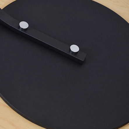 Lámpara de pie moderna de lujo ligero de hierro forjado con cilindro curvado de 1 luz 