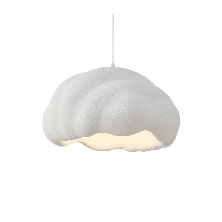 Lampe Suspendue Moderne Minimaliste Ronde en Polyéthylène Haute Densité à 1 Lumière Pour Chambre 