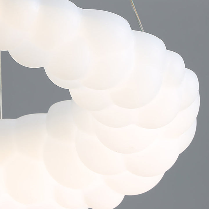 Moderne unbedeutende Deckenleuchte Crescent PE Iron LED Unterputz für Schlafzimmer 