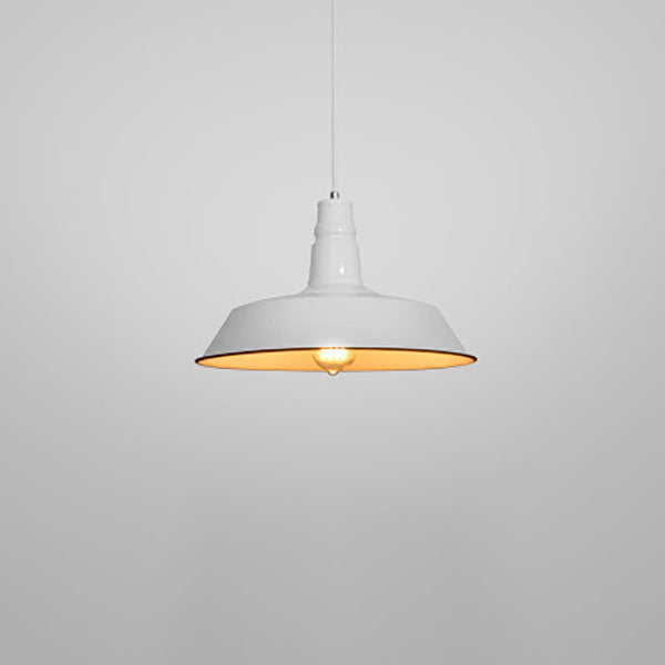 Zeitgenössische industrielle runde Eisen 1-Licht Pendelleuchte für das Wohnzimmer 