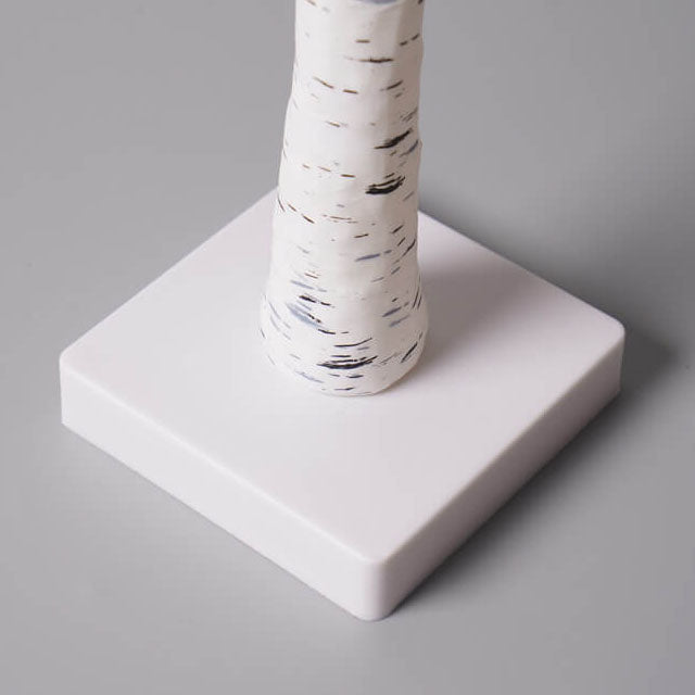 Moderne kreative Feiertagsdekorative bunte Ei-Simulation Baum Plastik LED Tischlampe 