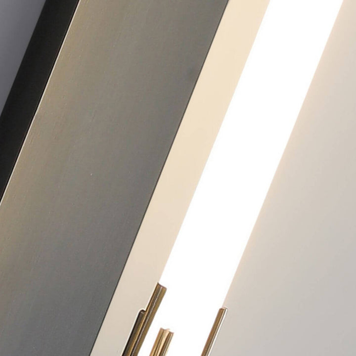 Lámpara Aplique de Pared LED de Tira Recta de Cobre Minimalista Moderna 