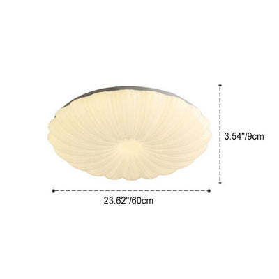 Modern Minimalist Shell Acrylic LED Flush Mount Ceiling Light