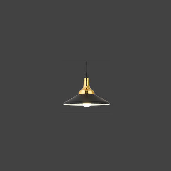Lámpara colgante contemporánea nórdica de aluminio color macaron con diseño triangular de 1 luz para sala de estar 