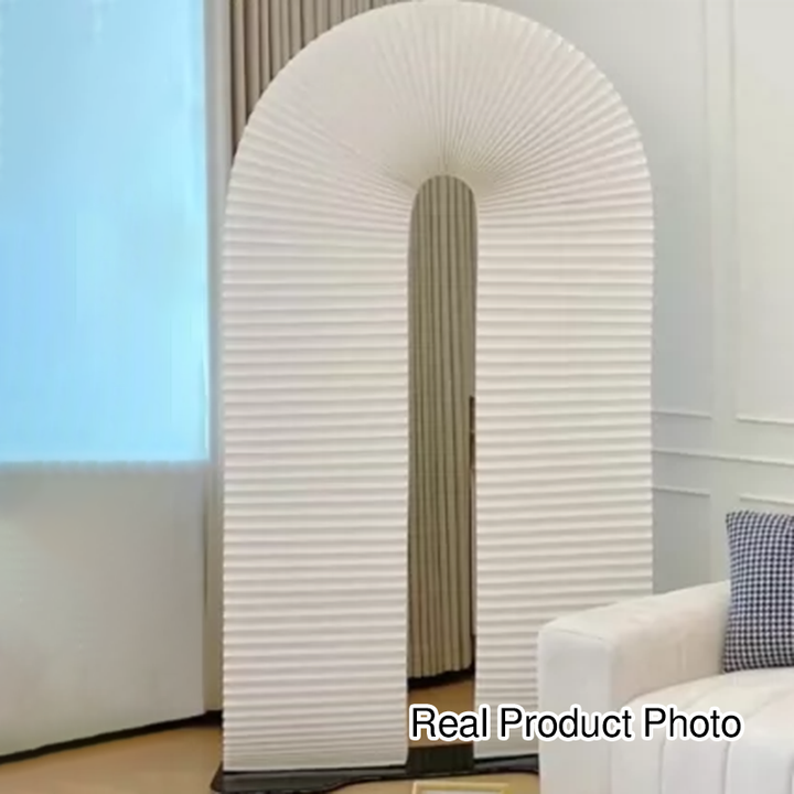 Séparateur de pièce en fer au design contemporain créatif à queue d’aronde évidée en papier kraft pour salon 
