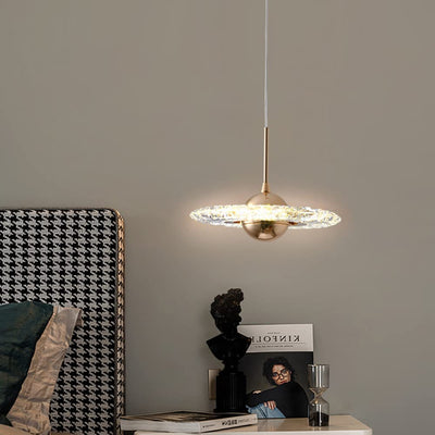 Lustre LED contemporain de luxe avec abat-jour en acrylique rotatif en forme de croix pour salon 
