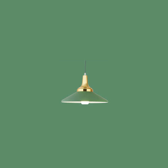 Lámpara colgante contemporánea nórdica de aluminio color macaron con diseño triangular de 1 luz para sala de estar 