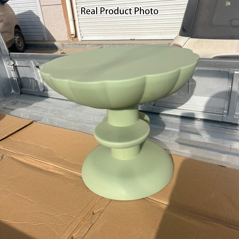 Modern Minimalist PE Flower Cloud End Table 3-Tier For Living Room