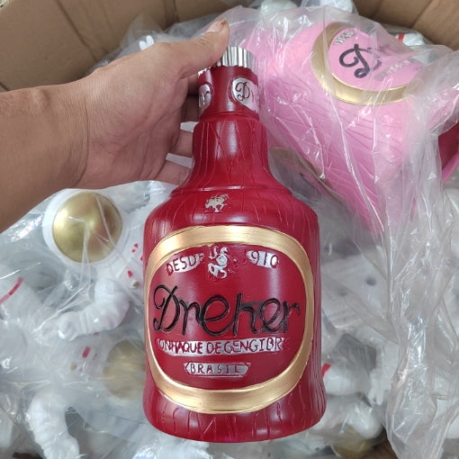 ضوء قلادة راتينج زجاجة ملونة صناعية معاصرة بضوء واحد 