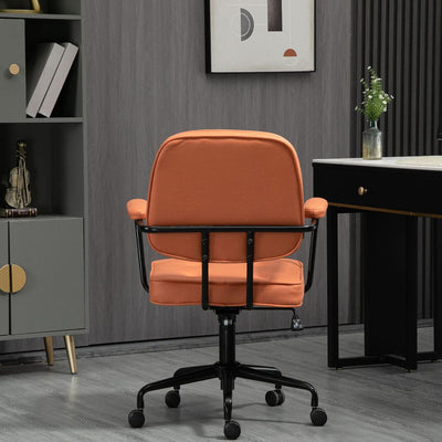 Zeitgenössischer skandinavischer Stoff Holz Schwamm SGS Stahl Nylon quadratischer Schreibtischstuhl Rückenlehne Armlehne verstellbar für Home Office 