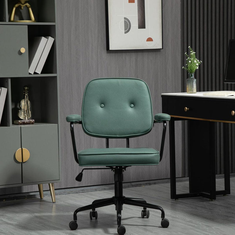 Zeitgenössischer skandinavischer Stoff Holz Schwamm SGS Stahl Nylon quadratischer Schreibtischstuhl Rückenlehne Armlehne verstellbar für Home Office 