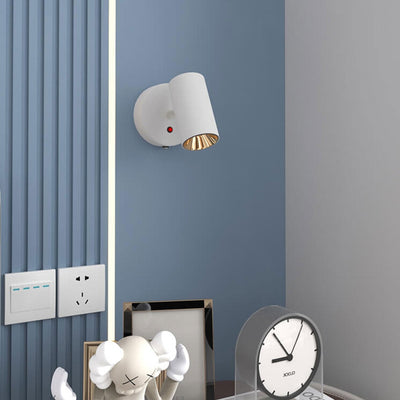 Lampe murale LED sans fil magnétique avec projecteur rechargeable moderne 