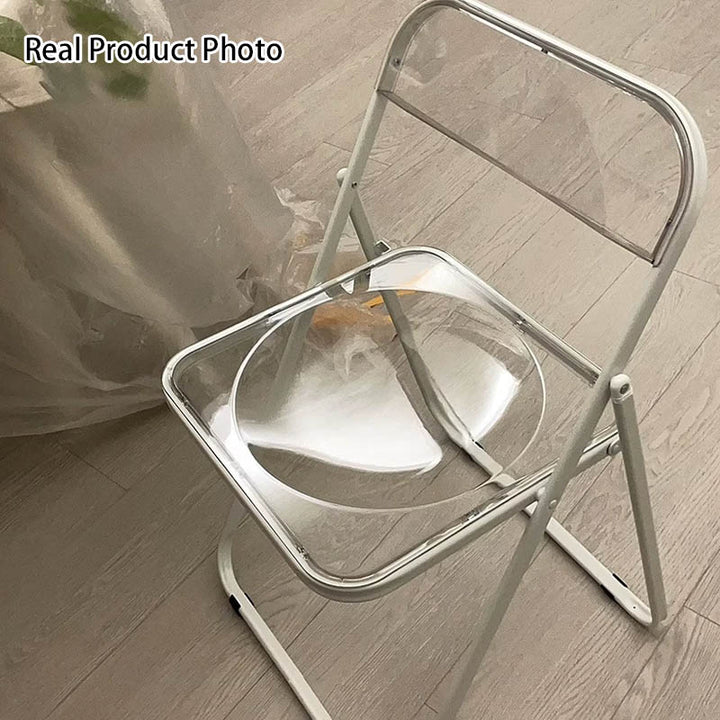 Moderna Minimalista Rectangular PVC Hierro Silla de Comedor Respaldo Sin Brazos Para Comedor 
