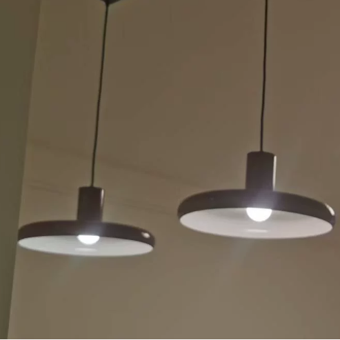 Frisbee en aluminium traditionnel chinois en forme de cylindre rond 1-lumière pour salon 