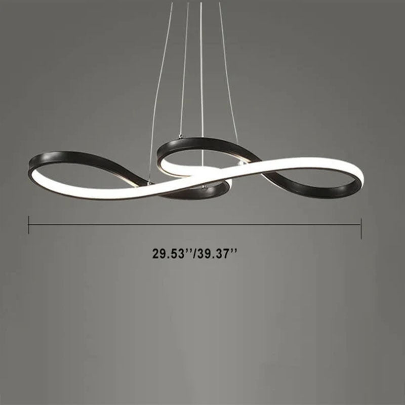 Candelabros LED de 1 luz con giro moderno de doble cara 