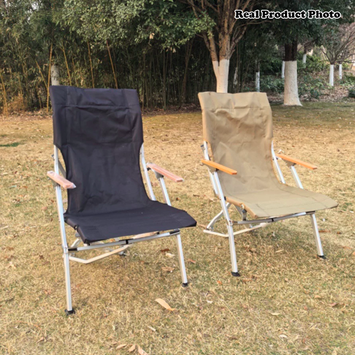 Chaise de camping extérieure moderne minimaliste rectangulaire en tissu Oxford, alliage d&