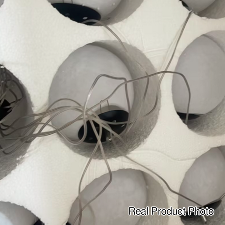 Contemporary Creative Branch Bubbles Iron Resin 7/13-Light Chandelier For Living Room