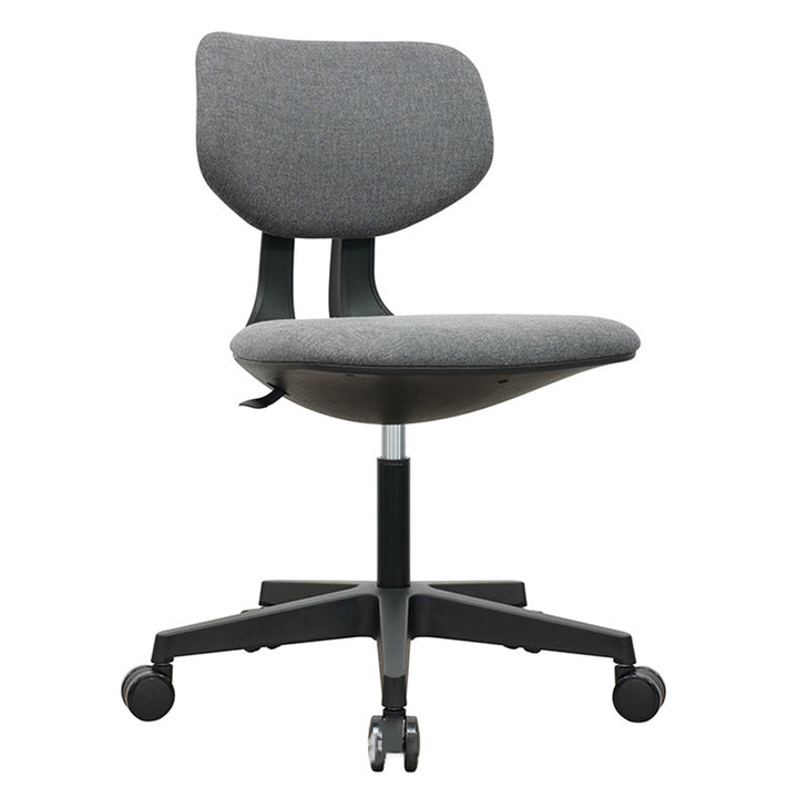 Modern Minimalist PP &amp; Nylon &amp; Linen Metal Swivel Desk Chair With Adjustable Height &amp; Backrest For Home Office &amp; Bedroom