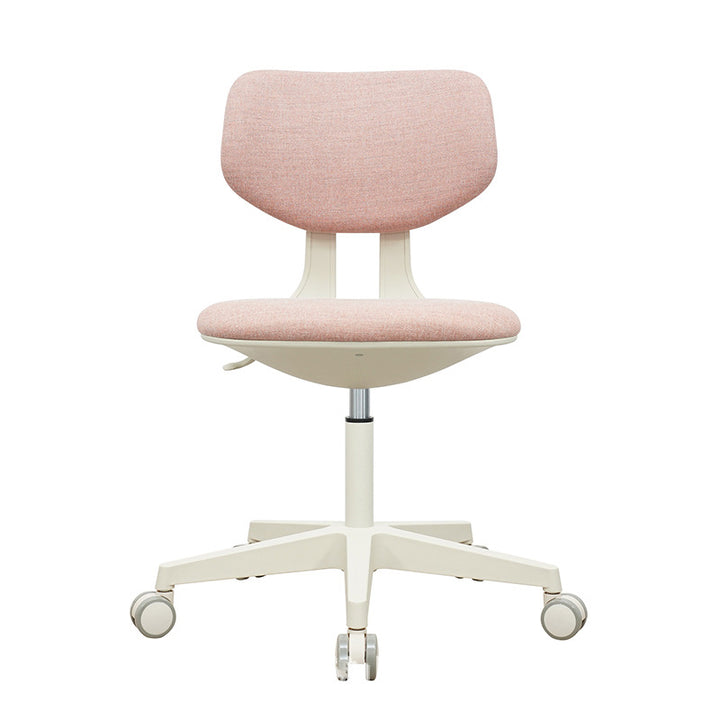 Modern Minimalist PP &amp; Nylon &amp; Linen Metal Swivel Desk Chair With Adjustable Height &amp; Backrest For Home Office &amp; Bedroom