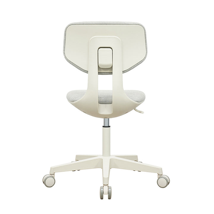 Modern Minimalist PP &amp; Nylon &amp; Linen Metal Swivel Desk Chair With Adjustable Height &amp; Backrest For Home Office &amp; Bedroom
