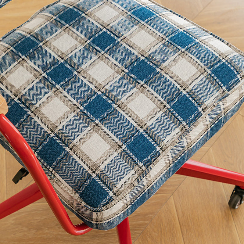 Zeitgenössischer Retro-Drehstuhl aus Aluminiumlegierung, Edelstahlgewebe, mit abgerundeter, verstellbarer Höhe, Armlehnen &amp; Rädern für das Home Office und Schlafzimmer 