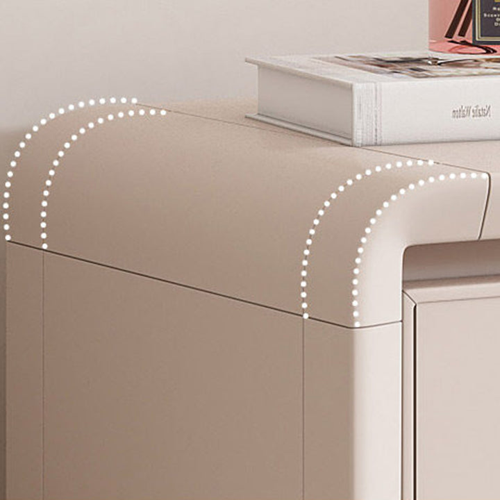 Moderne Luxus Schuhbank aus Aluminiumlegierung mit abgerundeten rechteckigen Ecken und 3-stufigem Stauraum für den Eingangsbereich 